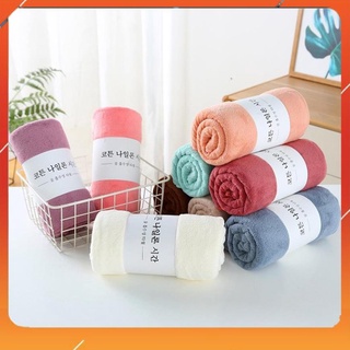 Khăn tắm lông cừu hàn quốc size lớn 70x140cm chất liệu cotton siêu thấm mềm mịn
