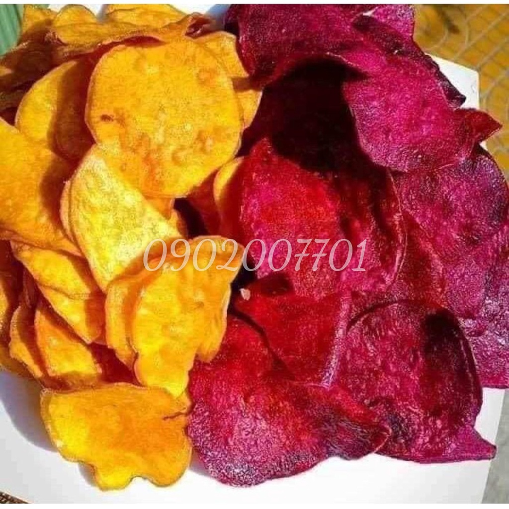 1 Kg Khoai lang mix sấy mật ong giòn ngon - Đặc sản Đà Lạt