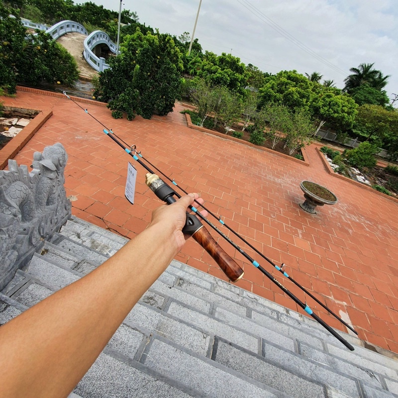 Cần lure UL cán gỗ Lemoren chuyên lure suối tải cá cao