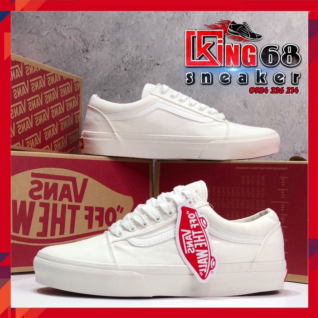Giày thể thao Trắng Nam Nữ cao cấp [Kèm box, bill, giấy gói]