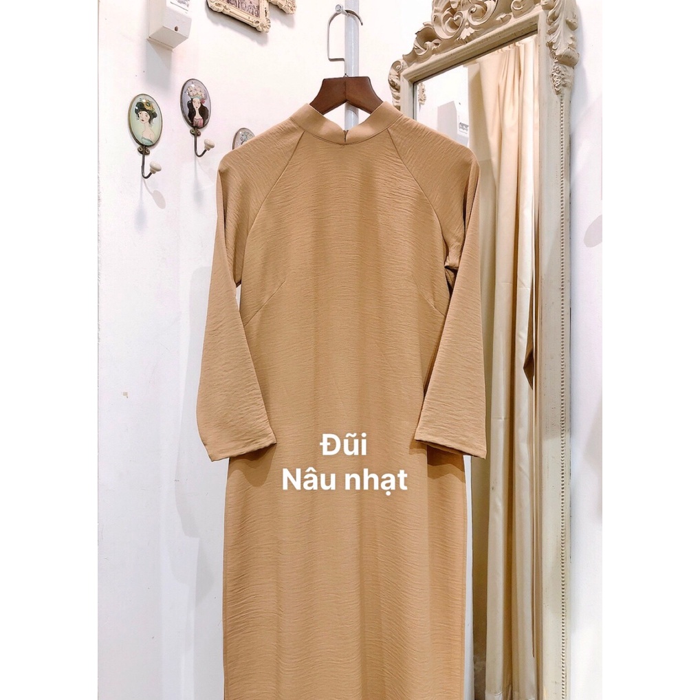 Áo dài lẻ đũi màu trơn