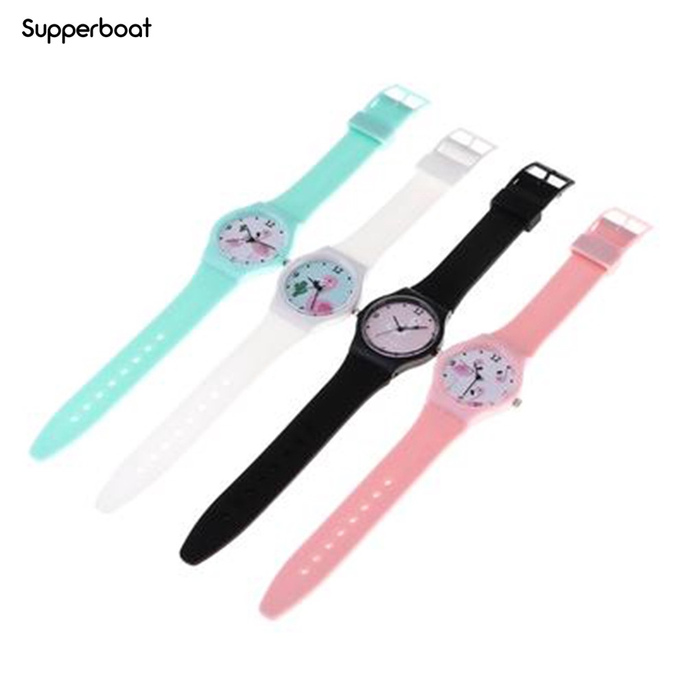 Đồng hồ mặt hiển thị hình chim hồng hạc dành cho nữ | BigBuy360 - bigbuy360.vn