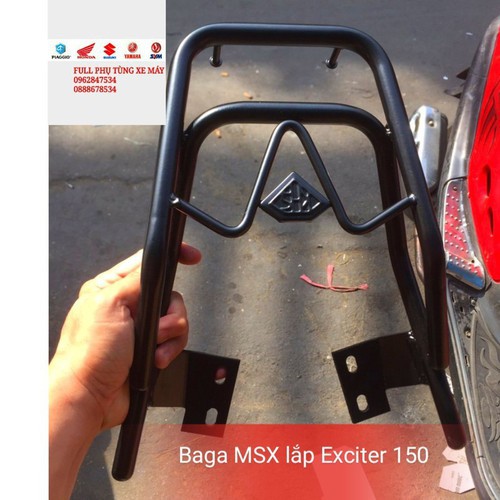 baga sau MSX lắp Exciter 150 hầm hố cho xế yêu - Vindecal BD