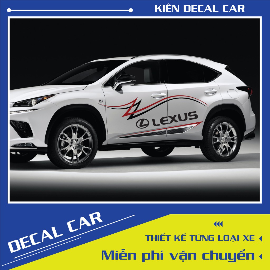 Tem xe Lexus LX570 trang trí độc đáo
