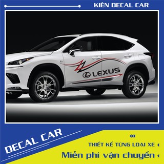 Tem xe Lexus LX570 trang trí độc đáo