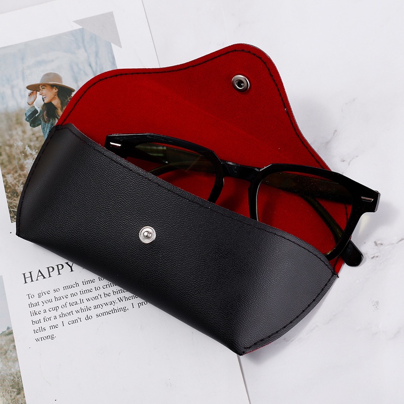 Hộp Đựng Mắt Kính Bằng Da Gọn Nhẹ Tiện Dụng Cho Nam / Nữ