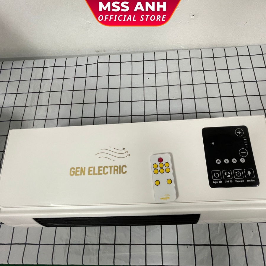 Máy sưởi gốm, máy xông hơi Gen Electric GH-02, công suất 2000W, Hàng chính hãng, Bảo hành 12 tháng