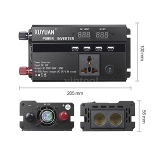 [VIP] Car Inverter 3000W 4000W 5000W 12V/24V 110/220V DC to AC Power Inverter Dual Led Display Modified Sine W