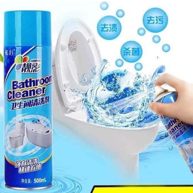 Bình Xịt Vệ Sinh Nhà Tắm-Dung Dịch Tẩy Trắng, Làm Sạch, Khử Mùi Nhà Tắm, Nhà Vệ Sinh Hiệu Quả Bathroom Cleaner