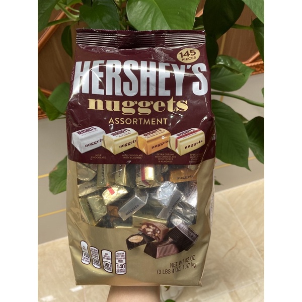 [Chính hãng] Chocolate Hershey's Nuggets Mix 4 vị 1,47 kg Mẫu mới