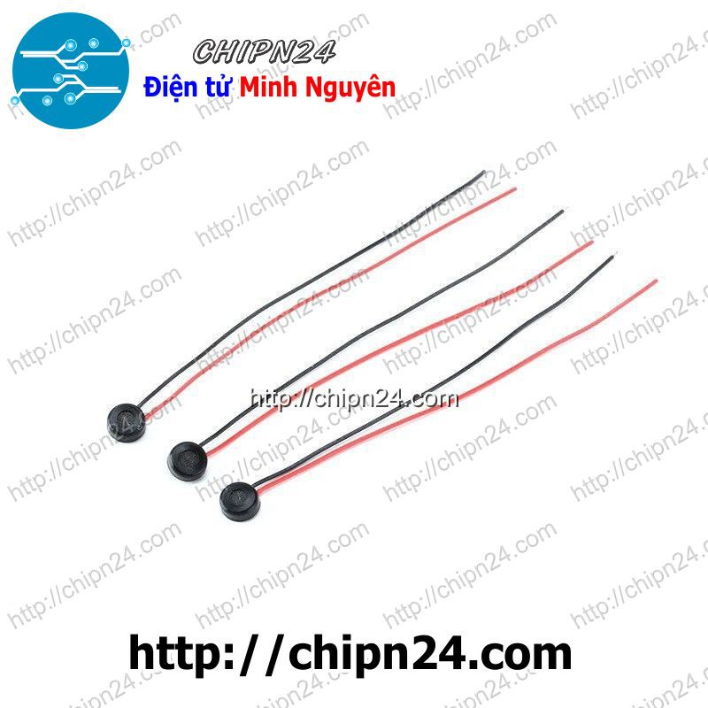 [2 CÁI] (F10) Microphone 4x1.5mm -58±3dB dây dài 5.5cm