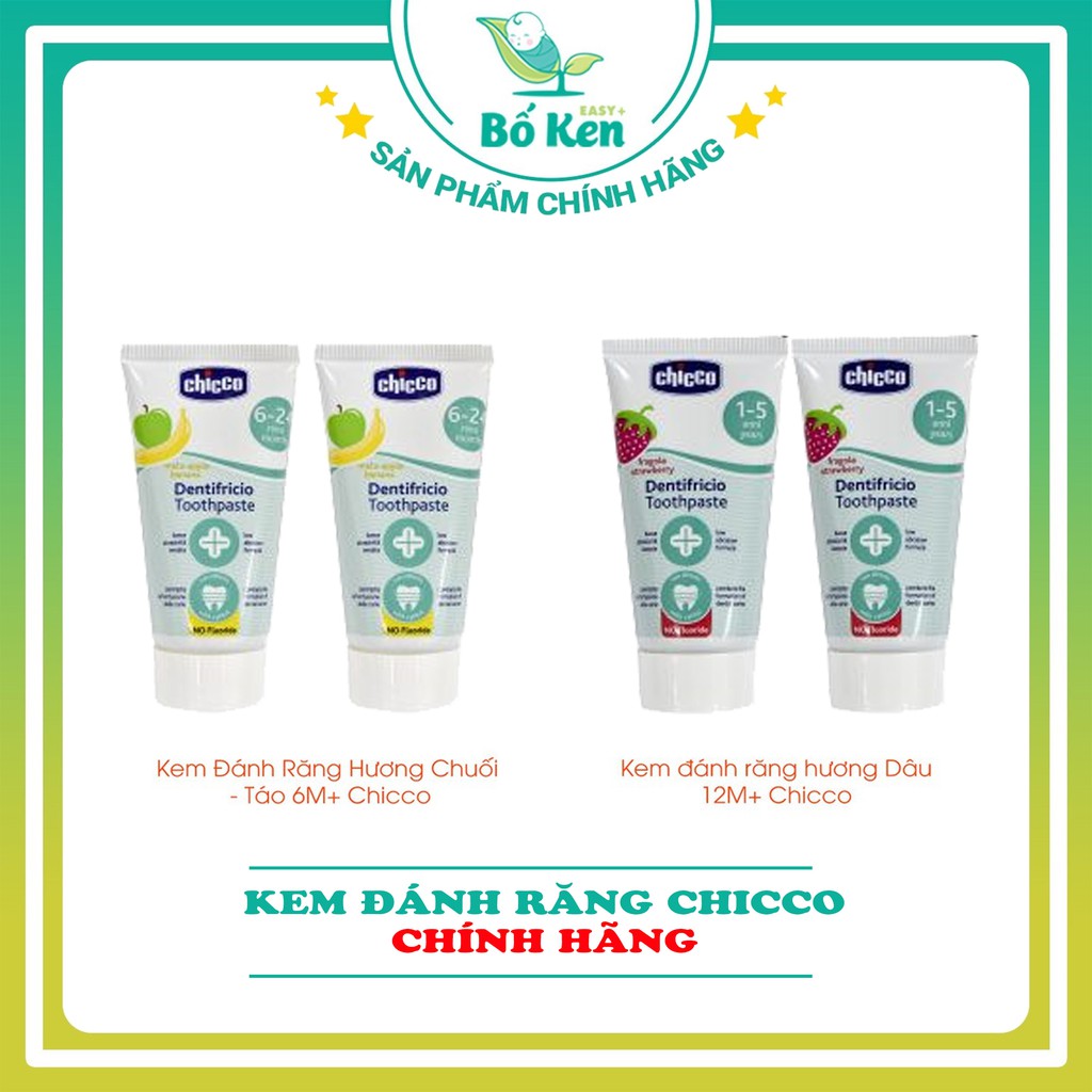 Shop Bố Ken Kem Đánh Răng Cho Bé [Thương Hiệu Chicco, Xuất xứ Italy]