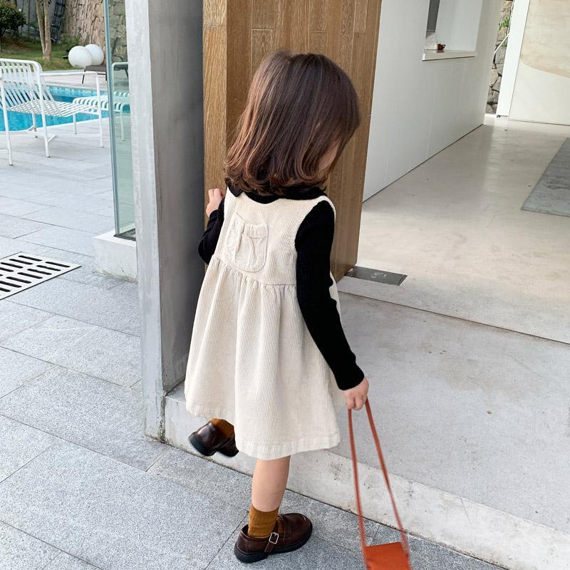 Đầm sát nách hai mặt phong cách Hàn quốc cho bé gái
