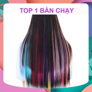 [TOP HÀNG ĐẸP] TÓC GIẢ KẸP MÀU HIGHTLIGHT 25 MÀU BAO GIÁ SHOPEE