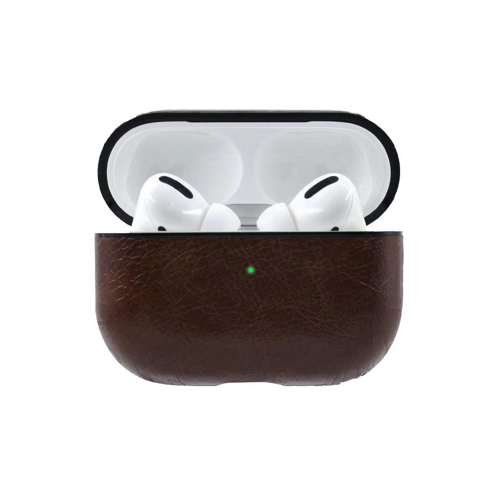 Vỏ Bảo Vệ Hộp Đựng Tai Nghe Airpods Pro Apple Bluetooth Không Dây Chất Liệu Da Ghép Hình Sáng Tạo Ốp