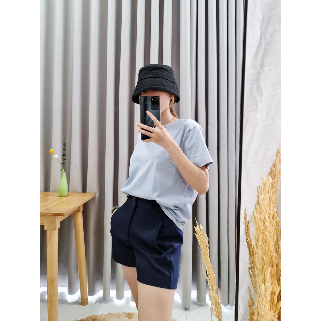 Q9533 - Quần short Mango, trơn