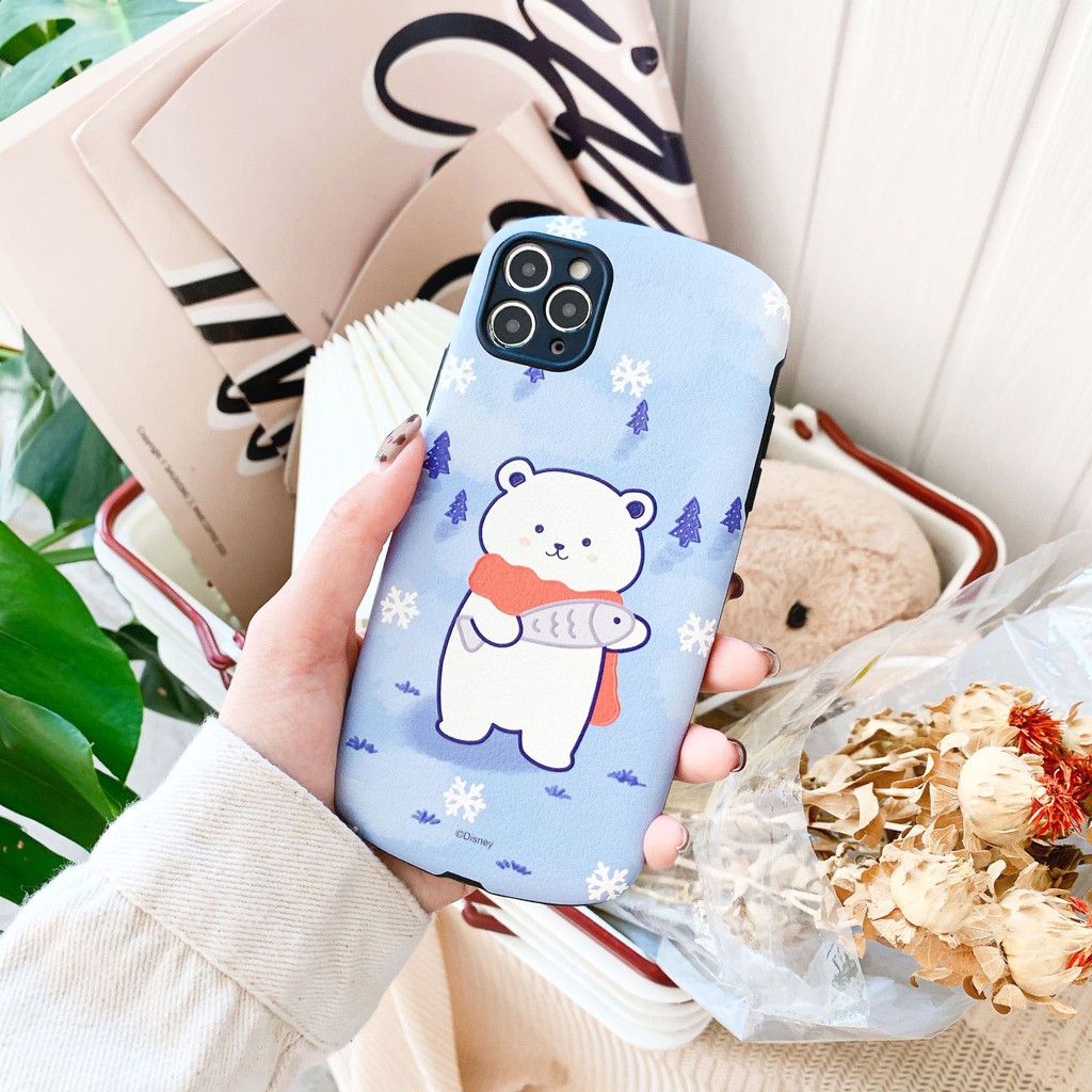 Ốp lưng iphone Bắc cực IMD viền cong dày dặn 5/5s/6/6plus/6s/6splus/7/7plus/8/8plus/x/xr/xs/11/12/pro/max/plus/promax | BigBuy360 - bigbuy360.vn