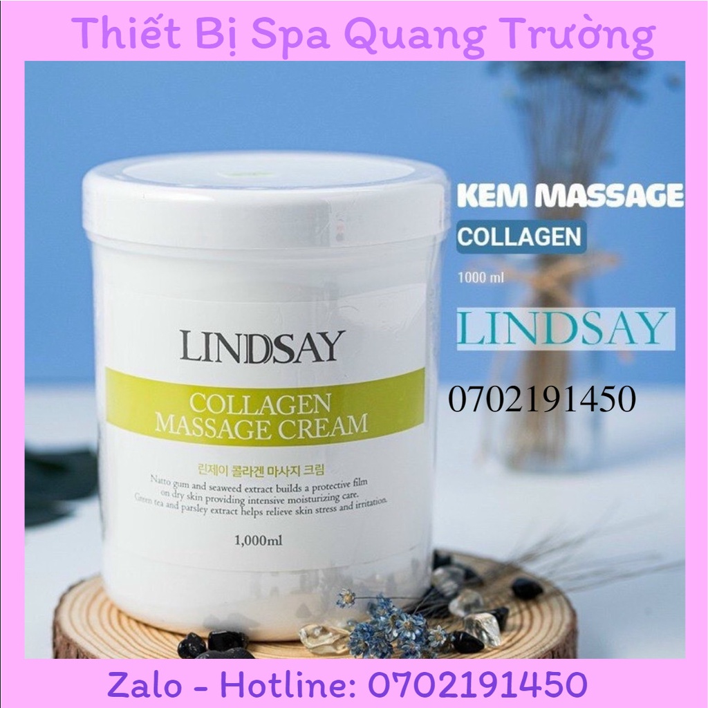 Kem massage mặt Lindsay hũ 1kg dành cho Spa, thẩm mỹ viện