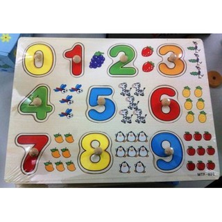 Bảng tính 10 số cho bé mẫu giáo.