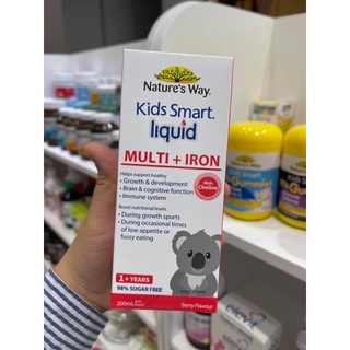 SẮT NƯỚC NATURE’S WAY KIDS SMART LIQUID MULTI + IRON