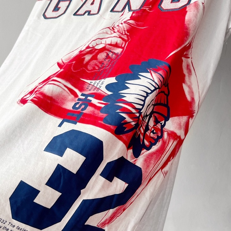 Áo thun Hustle Gang-Trắng