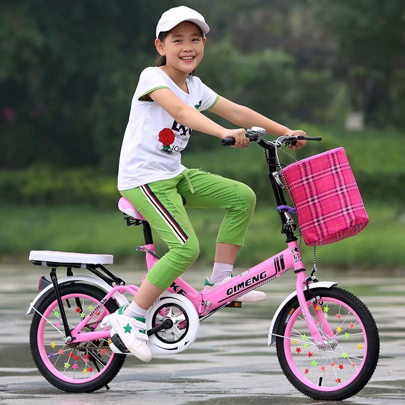 Xe đạp gấp cho học sinh trẻ em loại lớn, nữ trung cơ sở, nam và thanh thiếu niên, 20 inch