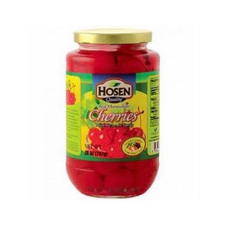Quả anh đào ngâm Hosen Maraschino Cherries đỏ – lọ 737g