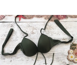 Áo bơi nữ mút dày nâng ngực- Áo bikini đi biển siêu nâng ngực