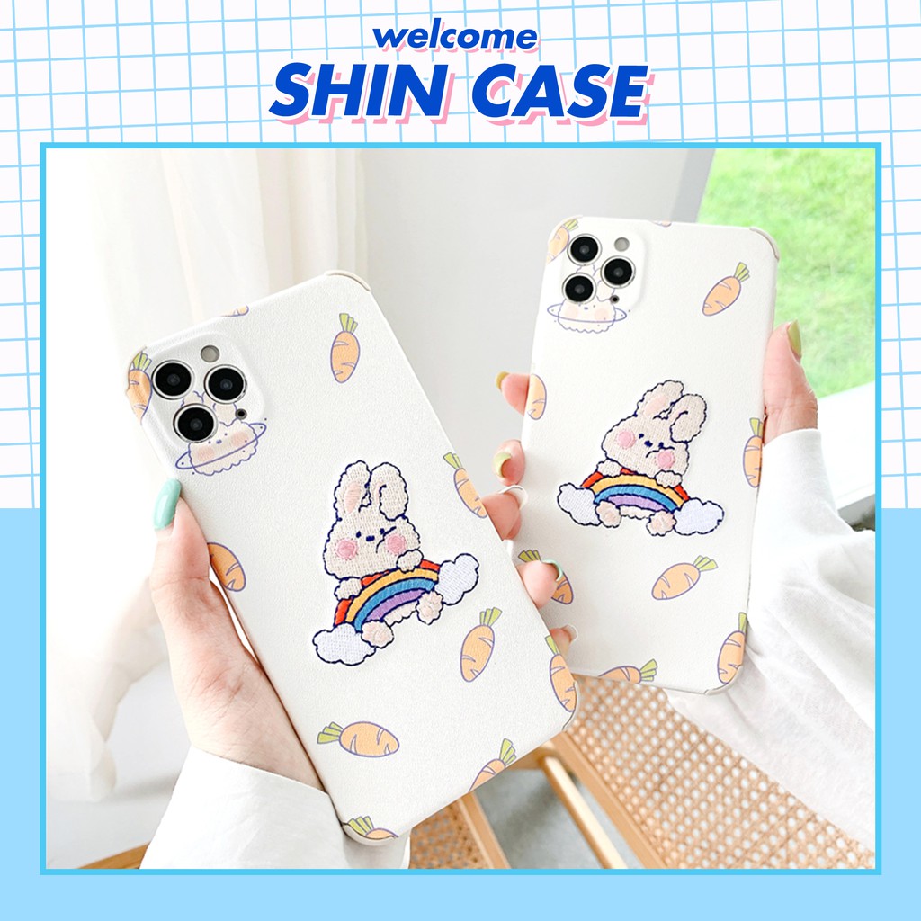 Ốp lưng iphone Sad Rabbit thêu viền chống va đập 5/5s/6/6plus/6s/6splus/7/7plus/8/8plus/x/xs/11/12/pro/max/plus/promax | BigBuy360 - bigbuy360.vn