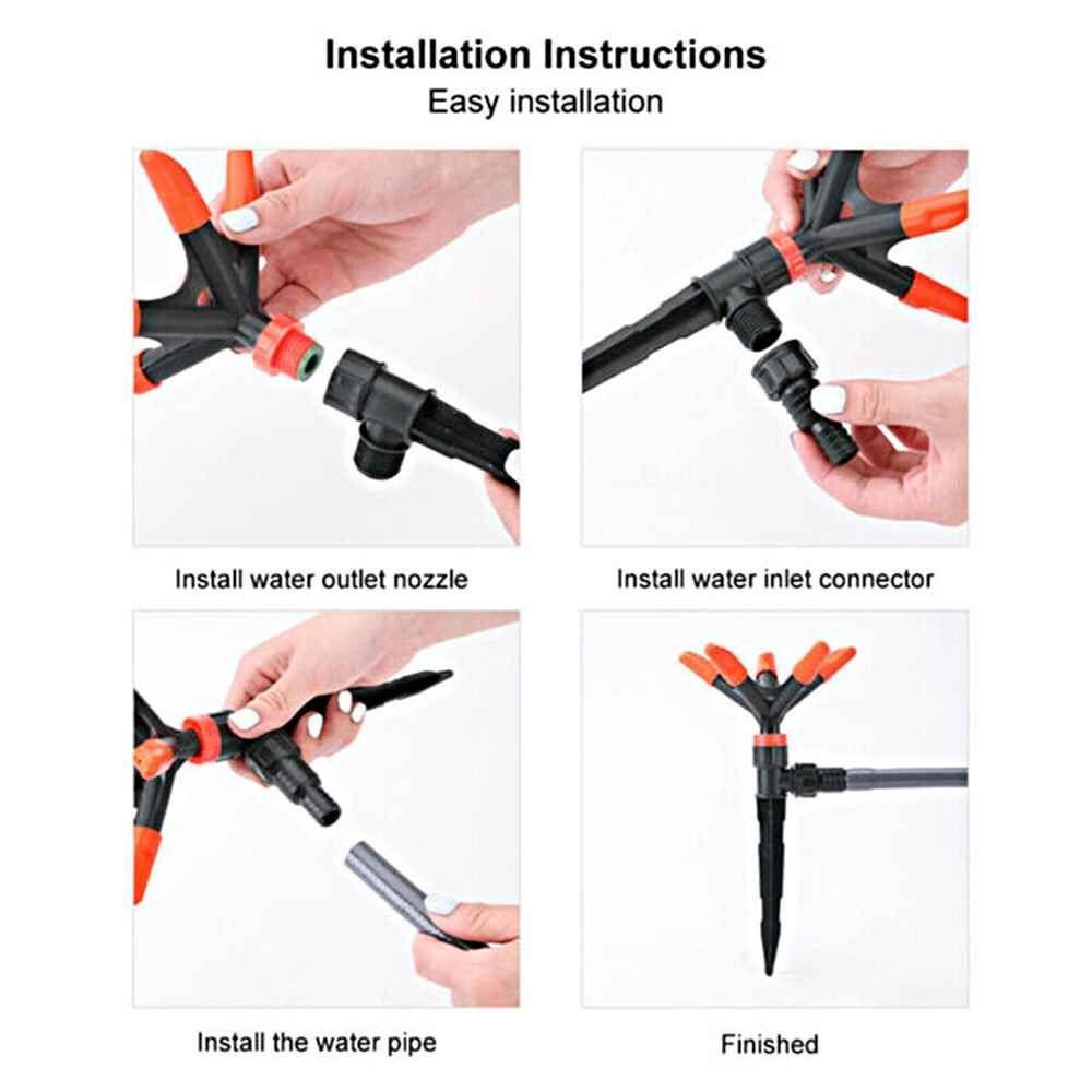 Set 2 Vòi Phun Nước Tưới Vườn Có Thể Xoay 360 Độ Tiện Dụng