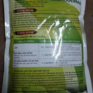 Men trichoderma ủ phân cá phân chuồng gói 1kg