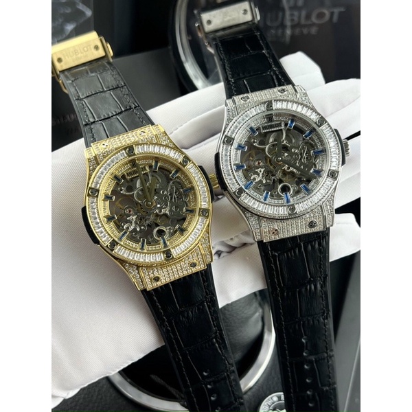 HUBLOT Full Đá - Đồng Hồ Nam 42mm Công Nghệ Eta Thuỵ sĩ - Bảo Hành 24 Tháng