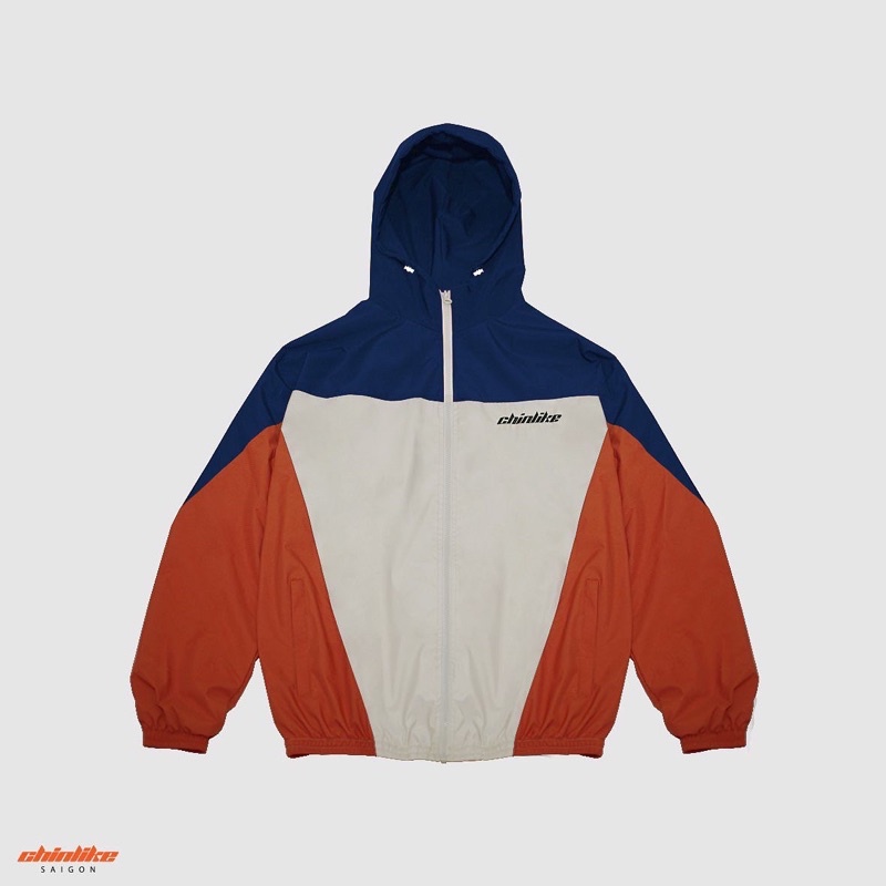 CHINLIKE-COLOR BLOCK JACKET V2 - Áo khoác gió có mũ