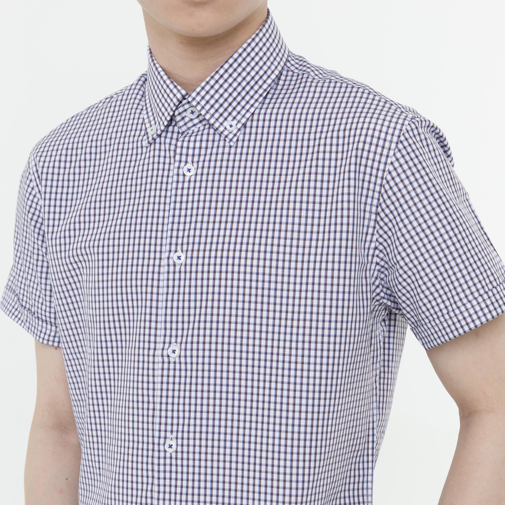 Áo sơ mi nam tay ngắn The Shirts Studio Hàn Quốc 42F2118BR