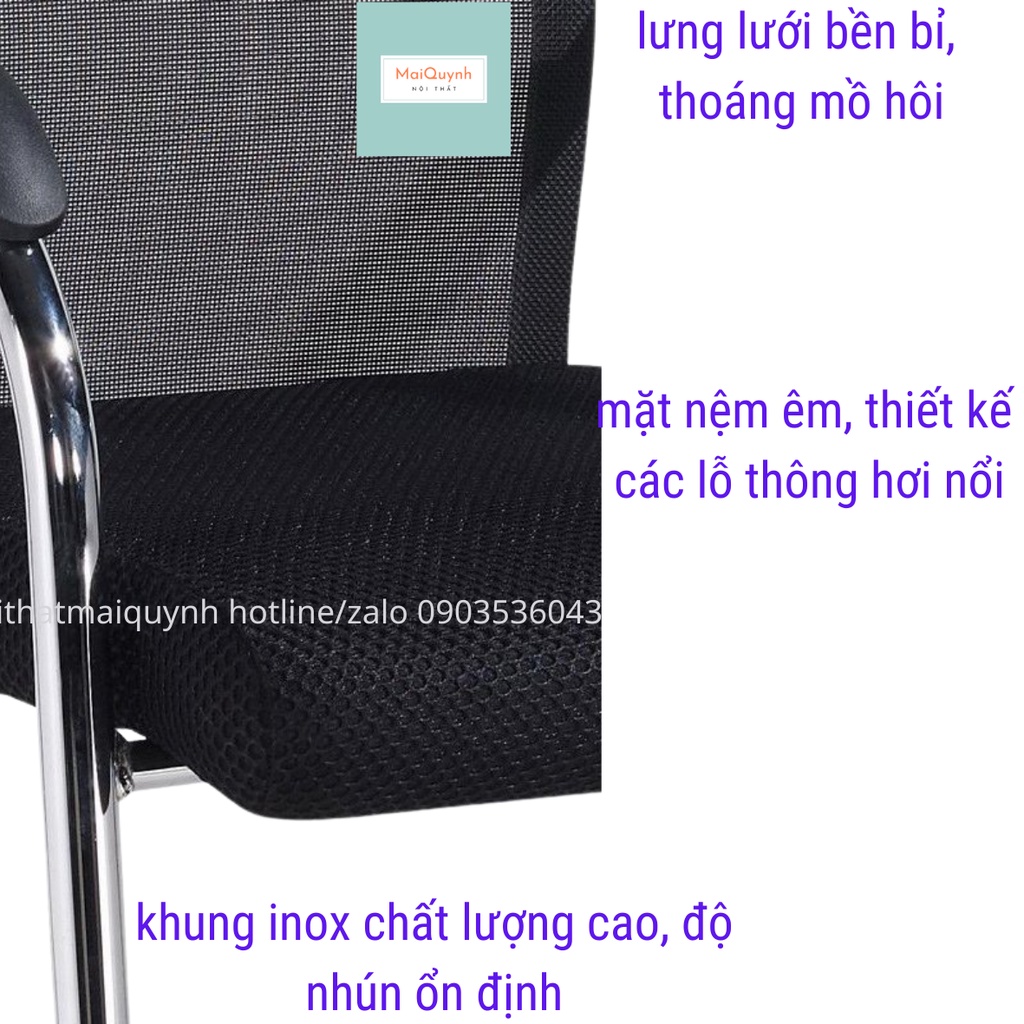 Ghế văn phòng ghế chân quỳ nhún 4009