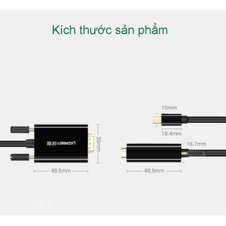 Cáp chuyển Mini Displayport to VGA Ugreen 10410