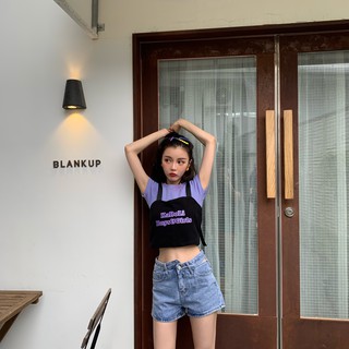 [Vui lòng nhắn tin shop trước khi đặt đơn]SET 2 ÁO CROPTOP ULZZANG KADOLI 3726
