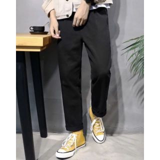 QUẦN KAKI ĐEN - BASIC PANTS IN BLACK UNISEX