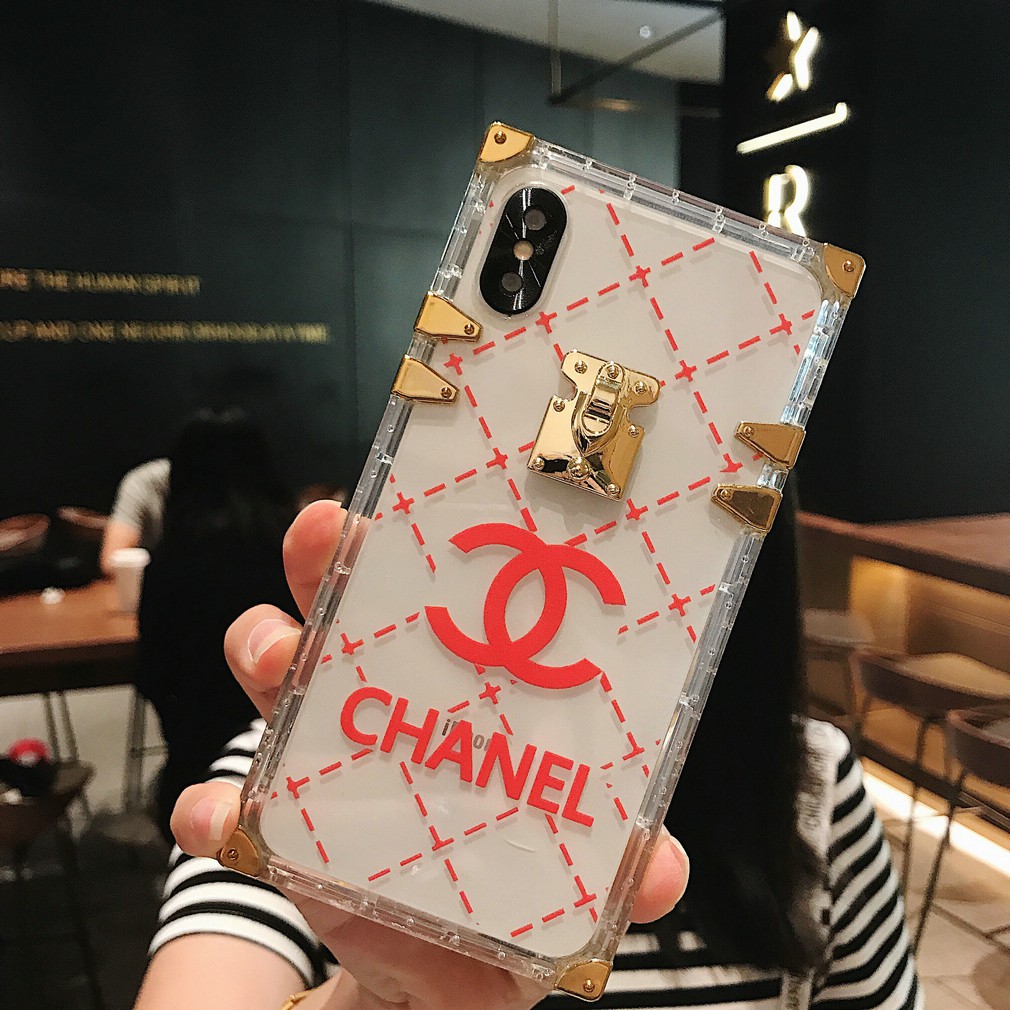 Ốp Lưng Trong Suốt Viền Kim Loại Cho Iphone6 7 8 Plus Xr Xs Max