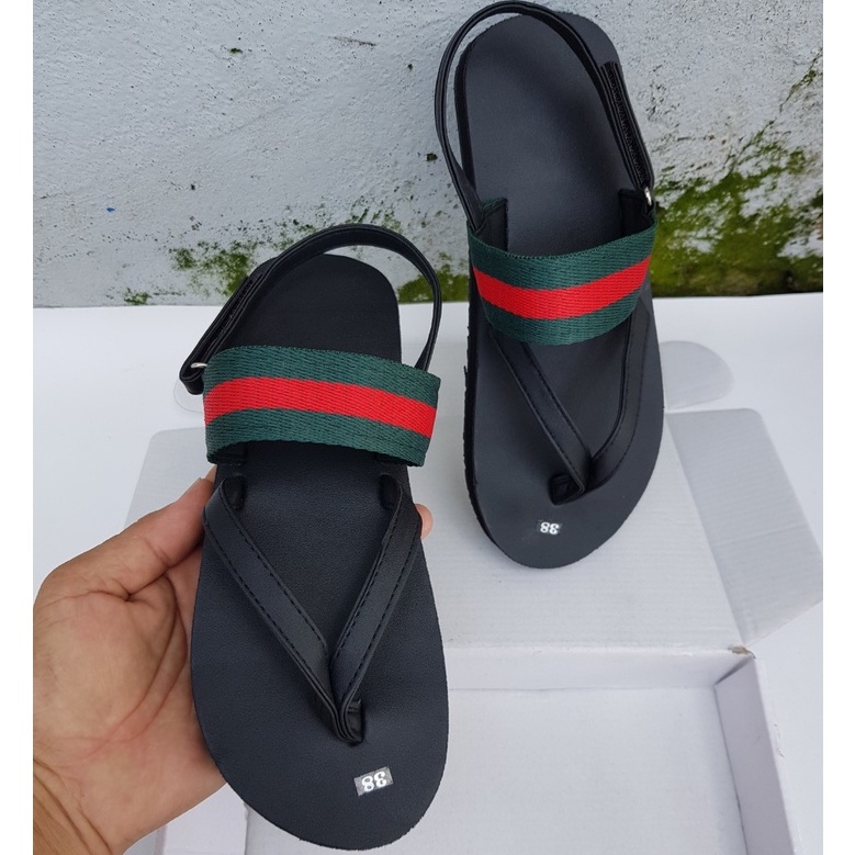 sandal đồng nai xăng đan nam và nữ ( đế đen quai đen phối dù ) size từ 34 nữ đến 43 nam