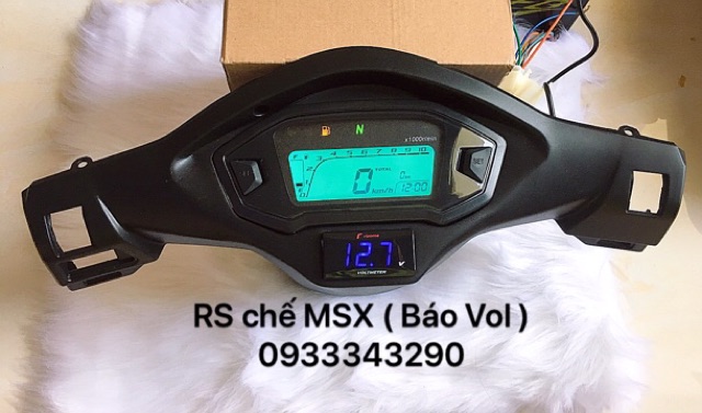 Trọn Bộ Bợ Cổ  Wave RS Chế Đồng Hồ MSX - Báo Vol