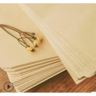 PHONG BÌ LÌ XÌ NÂU VINTAGE  Kraft trơn (Kraft, Trắng, Đen) giấy dày vẽ tô màu cho bé - Bao thư giấy Kraft phong bì thư