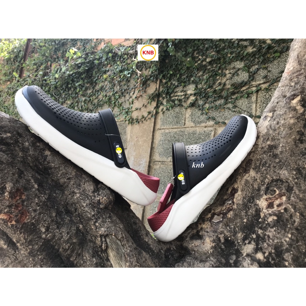 Dép cross literide quai ngang bít đầu Nam Nữ  Đen Đế Đỏ | BigBuy360 - bigbuy360.vn