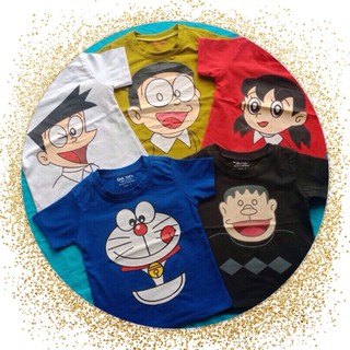 (8-24kg) Áo thun hoạt hình Doraemon, nobita, xuka và xeko dễ thương cho bé trai bé gái