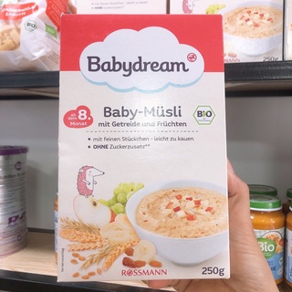 ❤️[DATE 11/2021] BỘT ĂN DẶM HỮU CƠ BABYDREAM MUSLI 250g 🥰