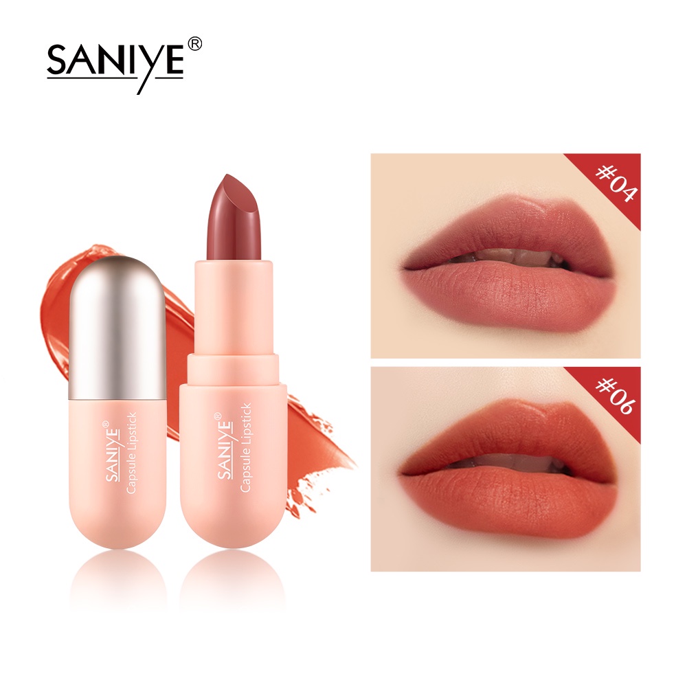 Son nhung SANIYE K1139 nhỏ nhắn với 6 màu tùy chọn quyến rũ cho nữ 10g | BigBuy360 - bigbuy360.vn