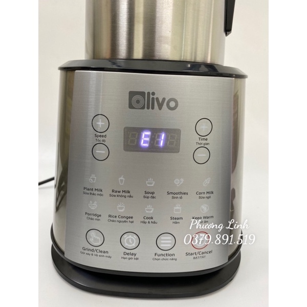 Máy làm sữa hạt Olivo X20 Dung tích 1.75L - Hàng chính hãng - Bảo hành 24 tháng