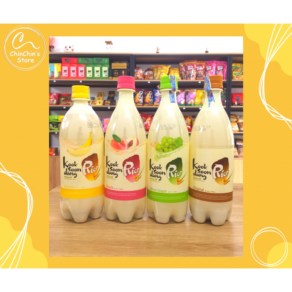 Nước gạo lên men KOOK SOON DANG Makgeolli 750ml (4 vị)