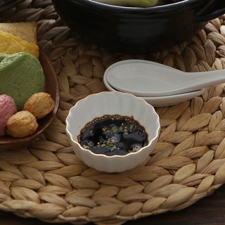 Bát Cotton viền vàng - Erato - Hàng nhập khẩu Hàn Quốc 3.5" 4.5" 5.5"