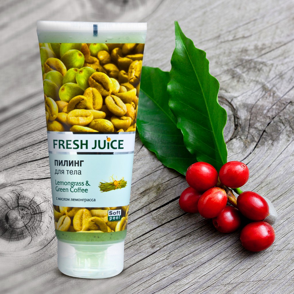 Tẩy da chết toàn thân làm mịn da Fresh Juice Sả và Cafe 200ml - Biotopcare Official | BigBuy360 - bigbuy360.vn